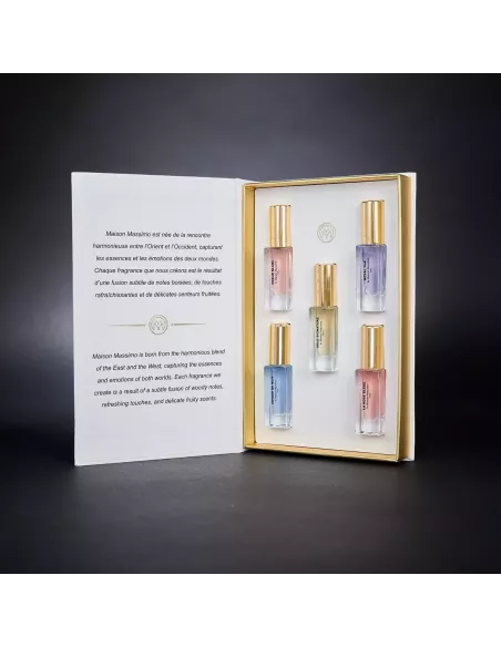 Coffret Découverte Parfums - Maison Massimo - 5 Flacons